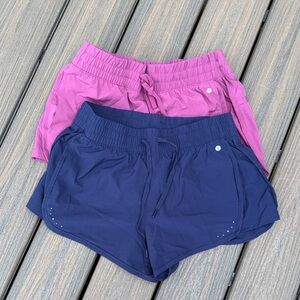 Athletic Women's Shorts in Pink and Navy